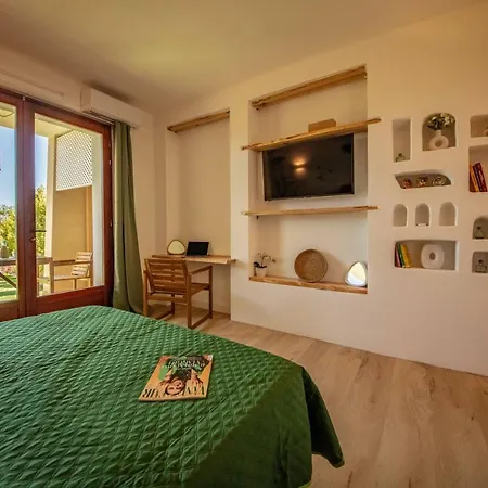 Sweet Life In Golf Is Molas - Panoramico Vista Mare Con Giardino E Veranda * Pula