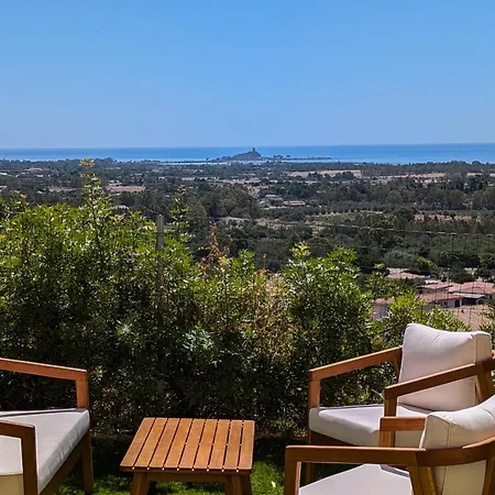 Apartment Sweet Life In Golf Is Molas - Panoramico Vista Mare Con Giardino E Veranda Pula